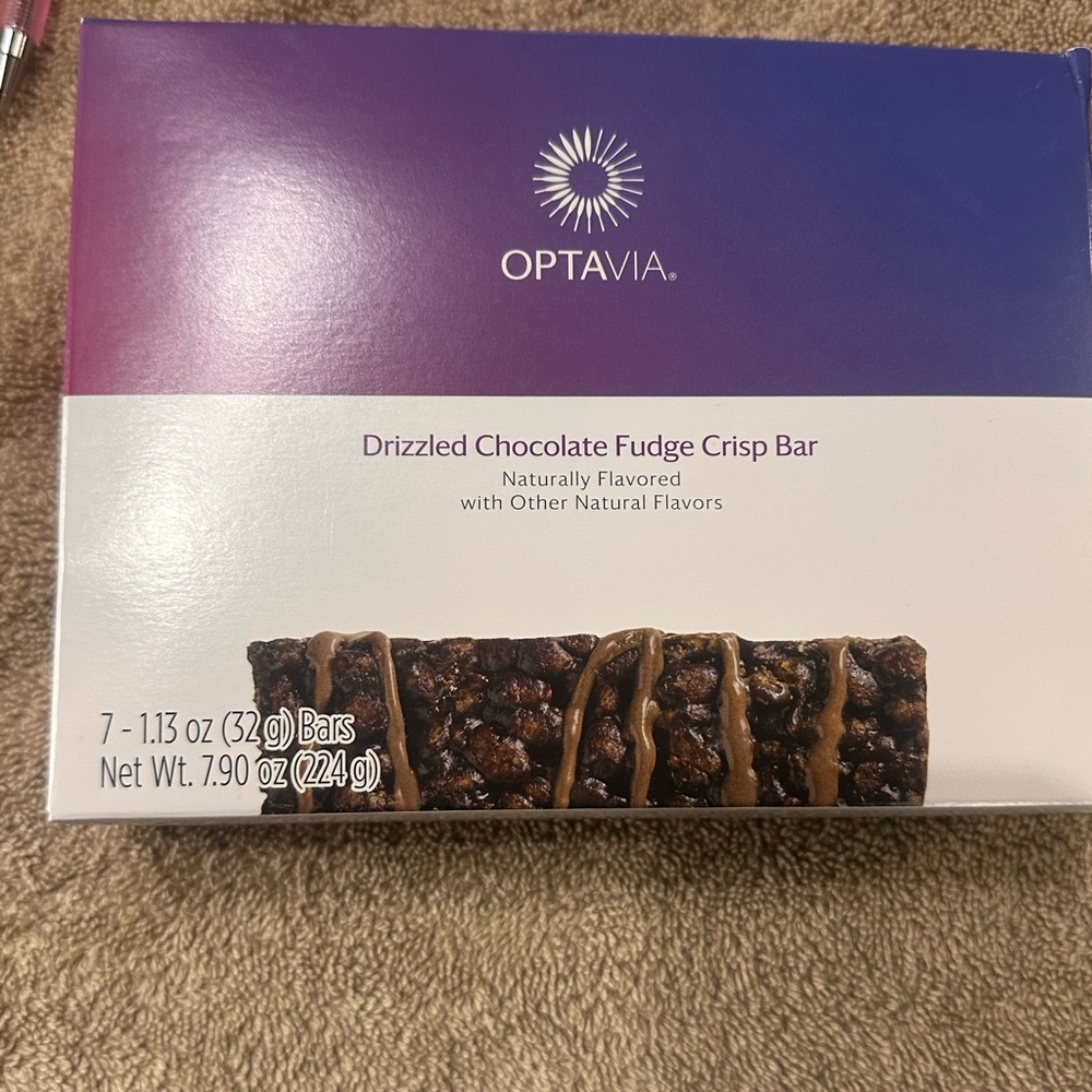 Drizzled Chocolate Fudge Crisp -7 bars Optavia  New EXP 7/26.